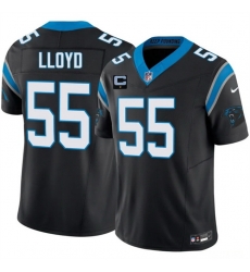 Men Carolina Panthers  55 Devin Lloyd Black 2026 F U S E  1 Star C Patch Vapor Limited Stitched Football Jersey