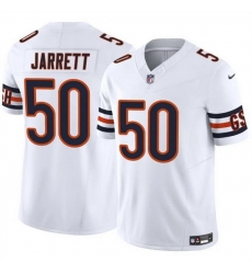 Men Chicago Bears 50 Grady Jarrett White 2025 F U S E  Vapor Untouchable Limited Stitched Football Jersey