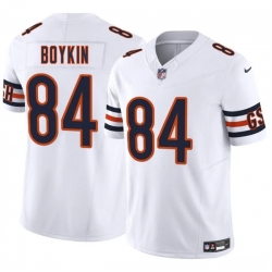 Men Chicago Bears 84 Miles Boykin White 2025 F U S E  Vapor Untouchable Limited Stitched Football Jersey