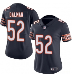 Women Chicago Bears 52 Drew Dalman Navy 2025 Vapor Stitched Jersey