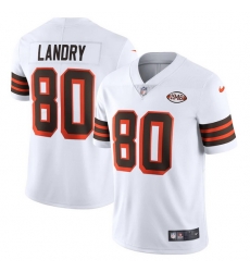 Cleveland Browns 80 Jarvis Landry Nike 1946 Collection Alternate Vapor Limited NFL Jersey White Cleveland Browns 80 Jarvis Landry Nike 1946 Collection Alternate Vapor Limited NFL Jersey White