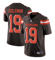 Nike Browns #19 Corey Coleman Brown Team Color Youth Stitched NFL Vapor Untouchable Limited Jersey Nike Browns #19 Corey Coleman Brown Team Color Youth Stitched NFL Vapor Untouchable Limited Jersey
