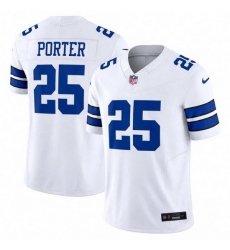 Men Dallas Cowboys 25 Joey Porter Jr White 2026 F U S E Vapor Untouchable Limited Stitched Football Jersey Men Dallas Cowboys 25 Joey Porter Jr White 2026 F U S E Vapor Untouchable Limited Stitched Football Jersey