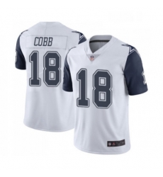 Mens Dallas Cowboys 18 Randall Cobb Limited White Rush Vapor Untouchable Football Jersey Mens Dallas Cowboys 18 Randall Cobb Limited White Rush Vapor Untouchable Football Jersey