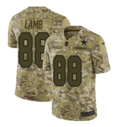 Nike Cowboys 88 CeeDee Lamb Camo Men Stitched NFL Limited 2018 Salute To Service Jersey Nike Cowboys 88 CeeDee Lamb Camo Men Stitched NFL Limited 2018 Salute To Service Jersey