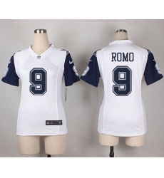 Nike Cowboys 9 Tony Romo White Womens Stitched NFL Elite Rush Jersey Nike Cowboys 9 Tony Romo White Womens Stitched NFL Elite Rush Jersey