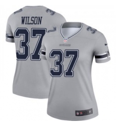 Nike Donovan Wilson Dallas Cowboys Legend Gray Inverted Jersey Women Nike Donovan Wilson Dallas Cowboys Legend Gray Inverted Jersey Women