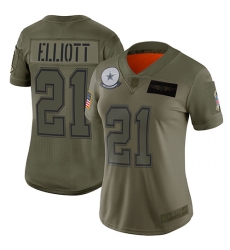 Women Cowboys 21 Ezekiel Elliott Camo Stitched Football Limited 2019 Salute to Service Jersey Women Cowboys 21 Ezekiel Elliott Camo Stitched Football Limited 2019 Salute to Service Jersey