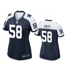 Women Dallas Cowboys 58 Mazi Smith White Thanksgiving Stitched Football Game Jersey Women Dallas Cowboys 58 Mazi Smith White Thanksgiving Stitched Football Game Jersey