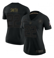 Women Dallas Cowboys Emmitt Smith Black Limited 2020 Salute To Service Jersey Women Dallas Cowboys Emmitt Smith Black Limited 2020 Salute To Service Jersey