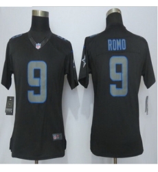 Women New New Dallas cowboys #9 Tony Romo Impact Limited Black Jerseys Women New New Dallas cowboys #9 Tony Romo Impact Limited Black Jerseys