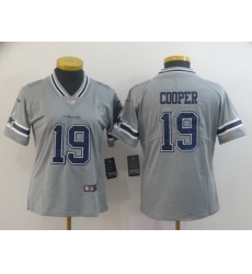 Women Nike Cowboys 19 Amari Cooper Gray Women Inverted Legend Limited Jersey Women Nike Cowboys 19 Amari Cooper Gray Women Inverted Legend Limited Jersey