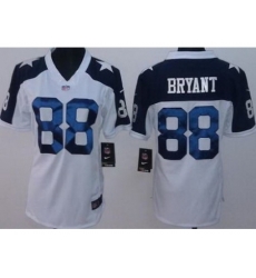 Women Nike Dallas Cowboys 88 Dez Bryant White Thanksgivings LIMITED NFL Jerseys Women Nike Dallas Cowboys 88 Dez Bryant White Thanksgivings LIMITED NFL Jerseys