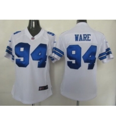 Women Nike Dallas Cowboys 94# Ware White Jerseys Women Nike Dallas Cowboys 94# Ware White Jerseys