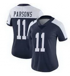 Women's Dallas Cowboys Nike Micah Parsons #11 Thanksgivens Blue Jersey Women's Dallas Cowboys Nike Micah Parsons #11 Thanksgivens Blue Jersey
