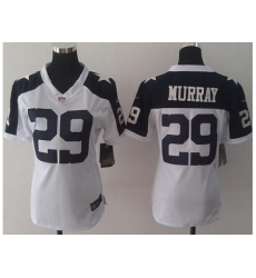 Women's Nike Dallas Cowboys #29 DeMarco Murray White Thanksgiving Throwback Stitched Jersey Women's Nike Dallas Cowboys #29 DeMarco Murray White Thanksgiving Throwback Stitched Jersey