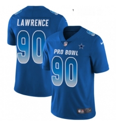 Womens Nike Dallas Cowboys 90 DeMarcus Lawrence Limited Royal Blue 2018 Pro Bowl NFL Jersey Womens Nike Dallas Cowboys 90 DeMarcus Lawrence Limited Royal Blue 2018 Pro Bowl NFL Jersey
