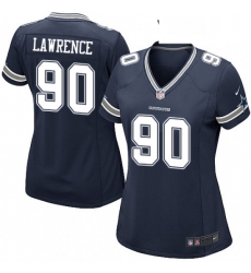 Womens Nike Dallas Cowboys 90 Demarcus Lawrence Game Navy Blue Team Color NFL Jersey Womens Nike Dallas Cowboys 90 Demarcus Lawrence Game Navy Blue Team Color NFL Jersey