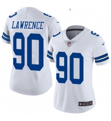 Womens Nike Dallas Cowboys 90 Demarcus Lawrence White Vapor Untouchable Limited Player NFL Jersey Womens Nike Dallas Cowboys 90 Demarcus Lawrence White Vapor Untouchable Limited Player NFL Jersey