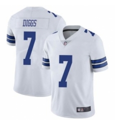 Youth Dallas Cowboys #7 Trevon Diggs 2021 White Vapor Limited Stitched Jersey Youth Dallas Cowboys #7 Trevon Diggs 2021 White Vapor Limited Stitched Jersey
