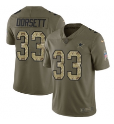 Youth Nike Cowboys #33 Tony Dorsett Olive Camo Stitched NFL Limited 2017 Salute to Service Jersey Youth Nike Cowboys #33 Tony Dorsett Olive Camo Stitched NFL Limited 2017 Salute to Service Jersey