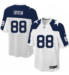 Youth Nike Dallas Cowboys 88 Michael Irvin Limited White Throwback Alternate NFL Jersey