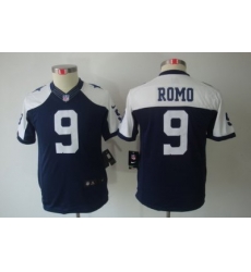 Youth Nike Dallas Cowboys #9 Romo Blue Limited Throwback NFL Jerseys Youth Nike Dallas Cowboys #9 Romo Blue Limited Throwback NFL Jerseys