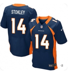 NFL Denver Broncos #14 Brandon Stokley Elite Blue Men Jersey