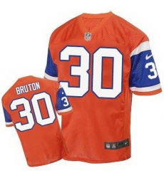 Nike Broncos #30 David Bruton Orange Throwback Mens Stitched NFL Elite Jersey Nike Broncos #30 David Bruton Orange Throwback Mens Stitched NFL Elite Jersey