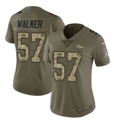 Nike Broncos #57 Demarcus Walker Olive Camo Womens Stitched NFL Limited 2017 Salute to Service Jersey Nike Broncos #57 Demarcus Walker Olive Camo Womens Stitched NFL Limited 2017 Salute to Service Jersey