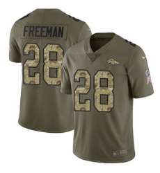 Nike Broncos #28 Royce Freeman Olive Camo Youth Stitched NFL Limited 2017 Salute to Service Jersey Nike Broncos #28 Royce Freeman Olive Camo Youth Stitched NFL Limited 2017 Salute to Service Jersey