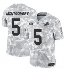 Men Detroit Lions 5 David Montgomery 2024 F U S E Arctic Camo Salute To Service Limited Stitched Football Jersey Men Detroit Lions 5 David Montgomery 2024 F U S E Arctic Camo Salute To Service Limited Stitched Football Jersey