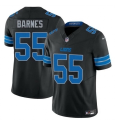 Men Detroit Lions 55 Derrick Barnes Black 2025 F U S E  Vapor Limited Stitched Jersey