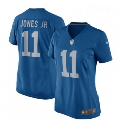 Womens Nike Detroit Lions 11 Marvin Jones Jr Game Blue Alternate NFL Jersey Womens Nike Detroit Lions 11 Marvin Jones Jr Game Blue Alternate NFL Jersey