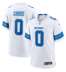 Youth Detroit Lions 0 Jahmyr Gibbs White 2024 F U S E 2nd Alternate Vapor Limited Stitched Jersey
