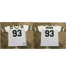 Men Packers Gilbert Brown Jersey White