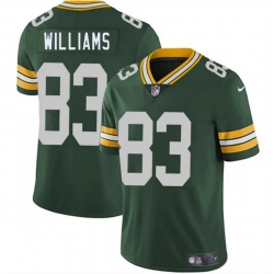 Youth Green Bay Packers 83 Savion Williams Green 2025 Draft Vapor Untouchable Limited Stitched Football Jersey