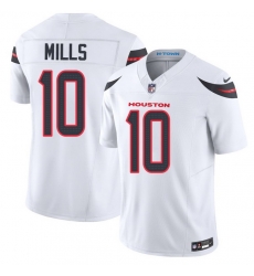 Men Houston Texans 10 Davis Mills White 2026 F U S E Vapor Limited Stitched Football Jersey Men Houston Texans 10 Davis Mills White 2026 F U S E Vapor Limited Stitched Football Jersey