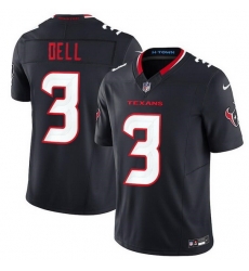 Men Houston Texans 3 Tank Dell Navy 2024 Vapor F U S E Limited Stitched Jersey Men Houston Texans 3 Tank Dell Navy 2024 Vapor F U S E Limited Stitched Jersey