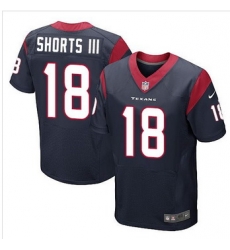 New Houston Texans 18# Cecil Shorts III Navy Blue Team Color Men Stitched NFL Elite jersey New Houston Texans 18# Cecil Shorts III Navy Blue Team Color Men Stitched NFL Elite jersey