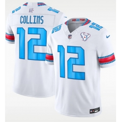 Youth Houston Texans  12 Nico Collins White 2026 F U S E   HOUSTON US  Rivalries Collection Limited Stitched Football Jersey