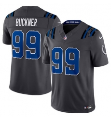 Men Indianapolis Colts  99 DeForest Buckner Dark Gray 2026 F U S E  Rivalries Collection Limited Stitched Football Jersey