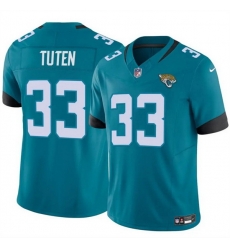 Men Jacksonville Jaguars 33 Bhayshul Tuten Teal 2024 Vapor Untouchable Limited Stitched Jersey Men Jacksonville Jaguars 33 Bhayshul Tuten Teal 2024 Vapor Untouchable Limited Stitched Jersey
