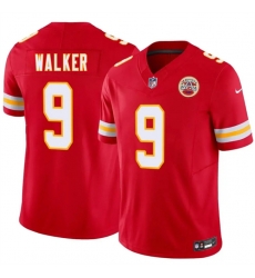 Men Kansas City Chiefs  9 Kenneth Walker III Red 2026 F U S E  Vapor Untouchable Limited Stitched Football Jersey