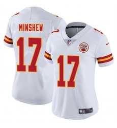 Women Kansas City Chiefs 17 Gardner Minshew White 2025 Vapor Untouchable Limited Stitched Jersey Women Kansas City Chiefs 17 Gardner Minshew White 2025 Vapor Untouchable Limited Stitched Jersey