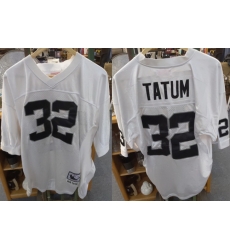 Men Las Vegas Raiders  32 Jack Tatum White Stitched Jersey