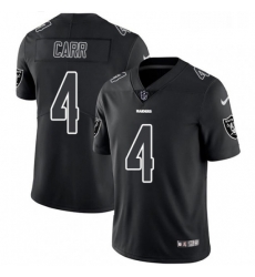 Mens Nike Oakland Raiders 4 Derek Carr Limited Black Rush Impact NFL Jersey Mens Nike Oakland Raiders 4 Derek Carr Limited Black Rush Impact NFL Jersey
