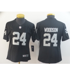 Women Nike Raiders 24 Charles Woodson Black Vapor Untouchable Limited Jersey Women Nike Raiders 24 Charles Woodson Black Vapor Untouchable Limited Jersey