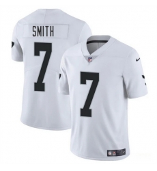 Youth Las Vegas Raiders 7 Geno Smith White 2025 Vapor Stitched Football Jersey
