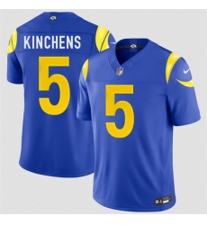 Men Los Angeles Rams  5 Kamren Kinchens Royal 2026 F U S E  Vapor Limited Stitched Football Jersey